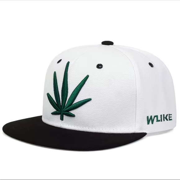 COPY - Pot Leaf SnapBack Hat NEW - Picture 1 of 3